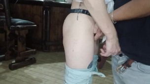Coworker playing with some dick while I’m tapping ass