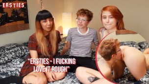 Ersties – Hot Threesome with a Strapon